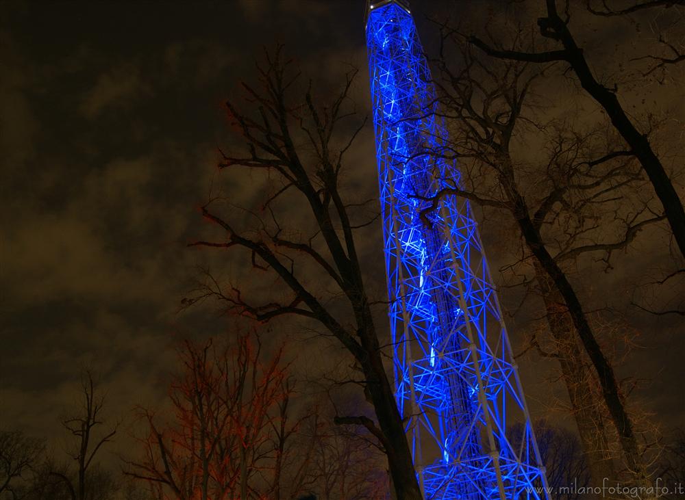 Milan (Italy) - Branca Tower by night